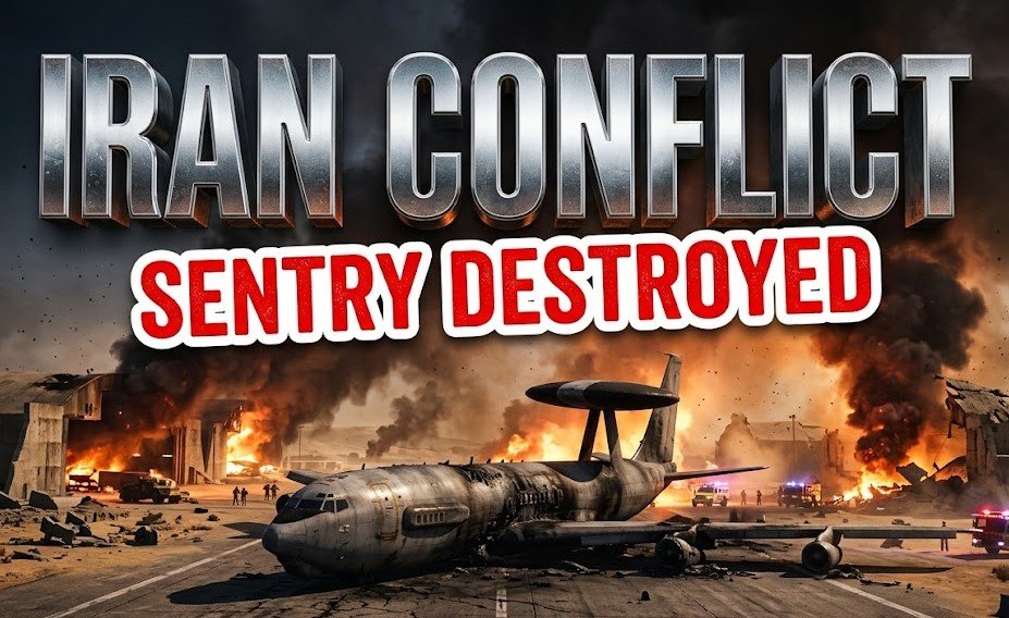 iran war downed us sentry aircraft missile strike report