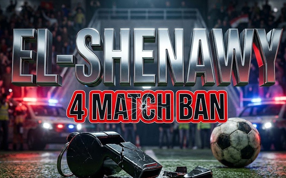 Egyptian goalkeeper El-Shenawy referee confrontation ban