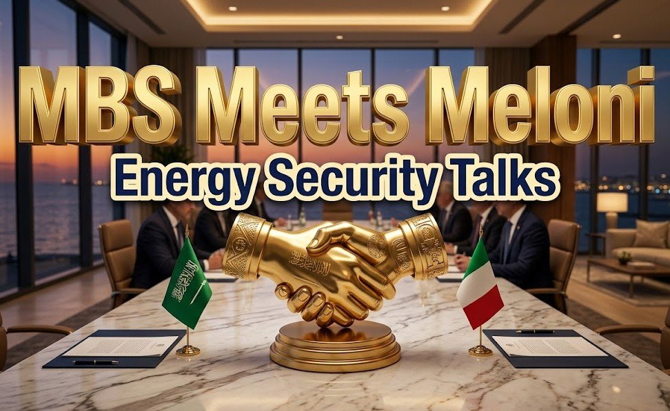 Saudi Italy leaders discuss regional energy security