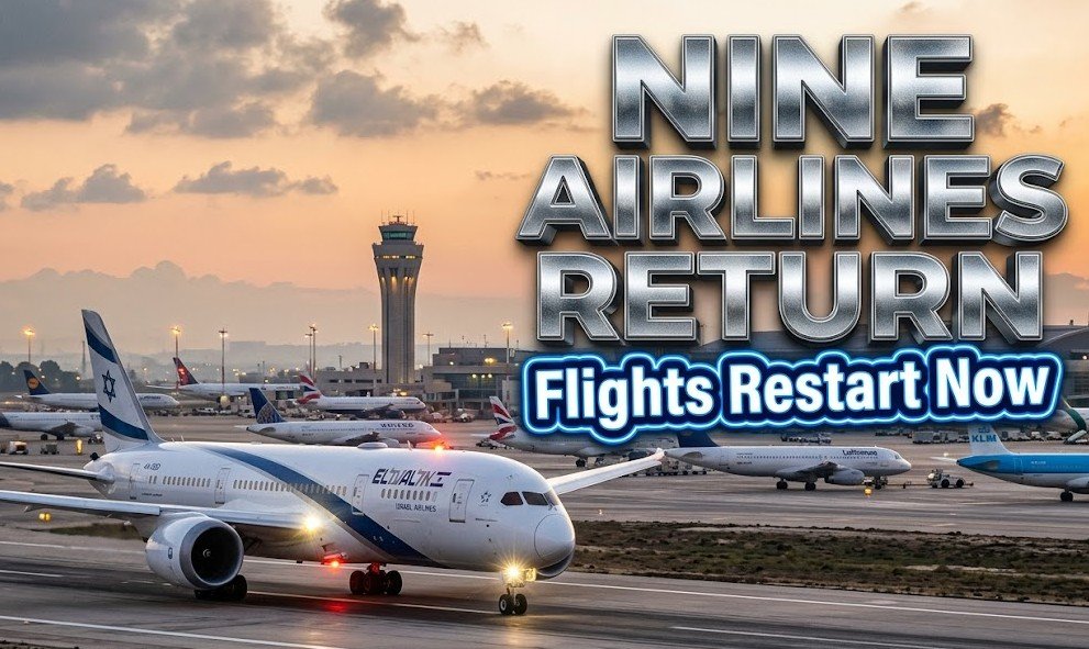 foreign airlines resuming Tel Aviv flight routes