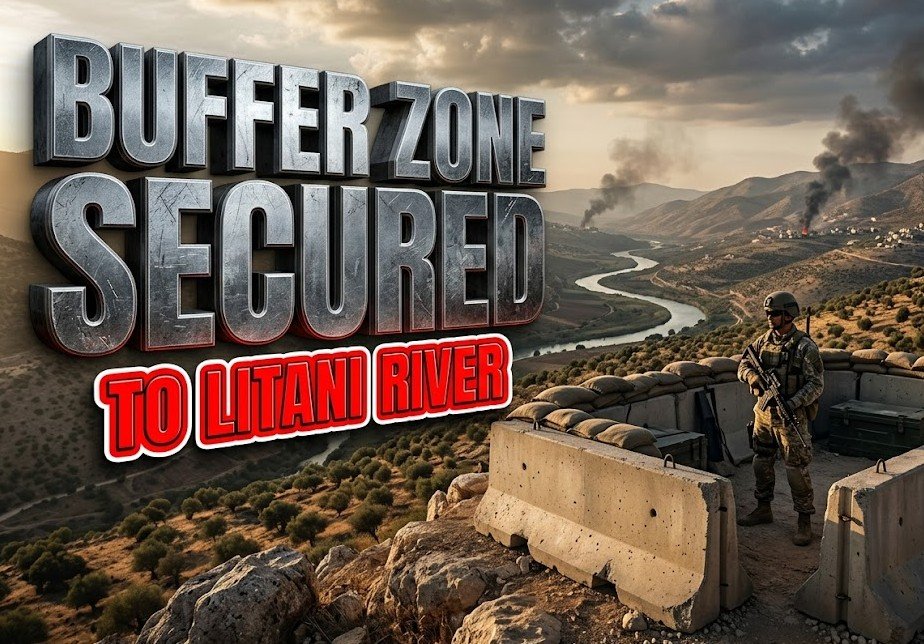 israel lebanon litani river buffer zone control