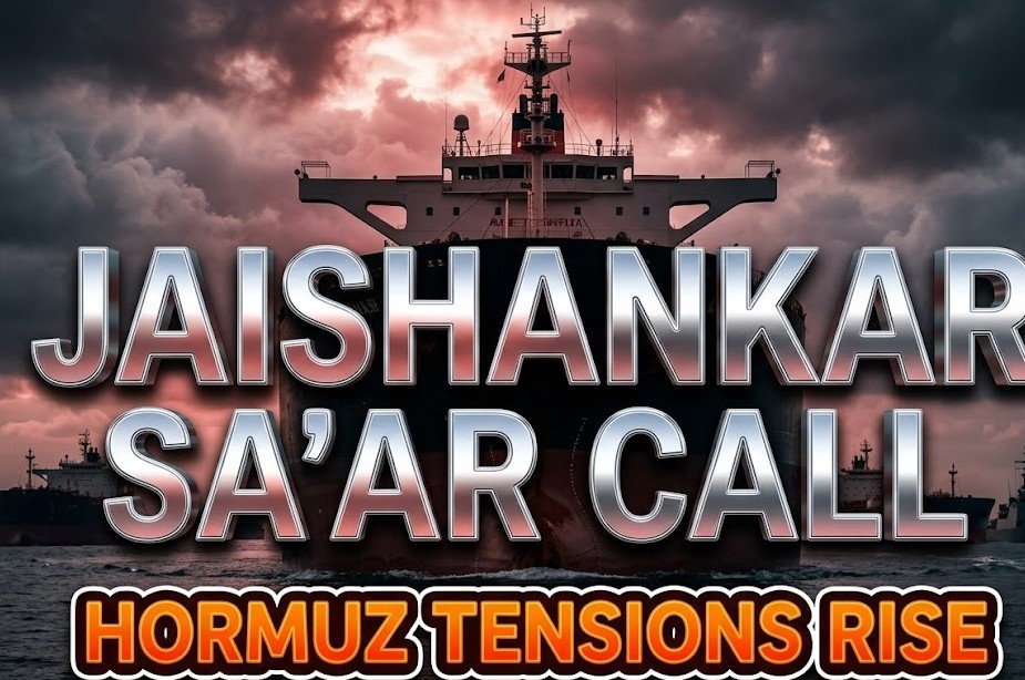 jaishankar saar call on iran strait of hormuz tensions