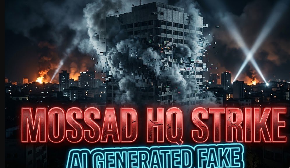 mossad headquarters tel aviv iranian strike claim