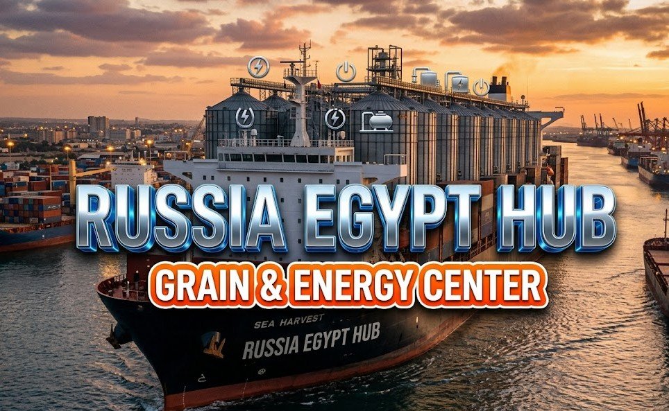 russia egypt grain energy logistics hub