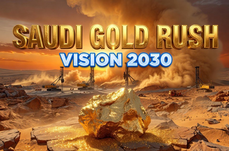 Saudi Arabia gold mining Vision 2030 mineral belt exploration