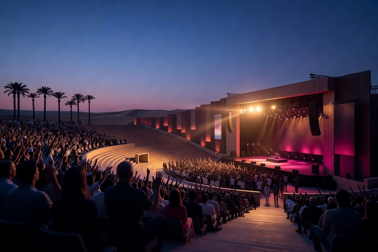 Egypt Eid al-Adha 2026 concert calendar across Cairo, El Gouna, and Sharm El Sheikh.