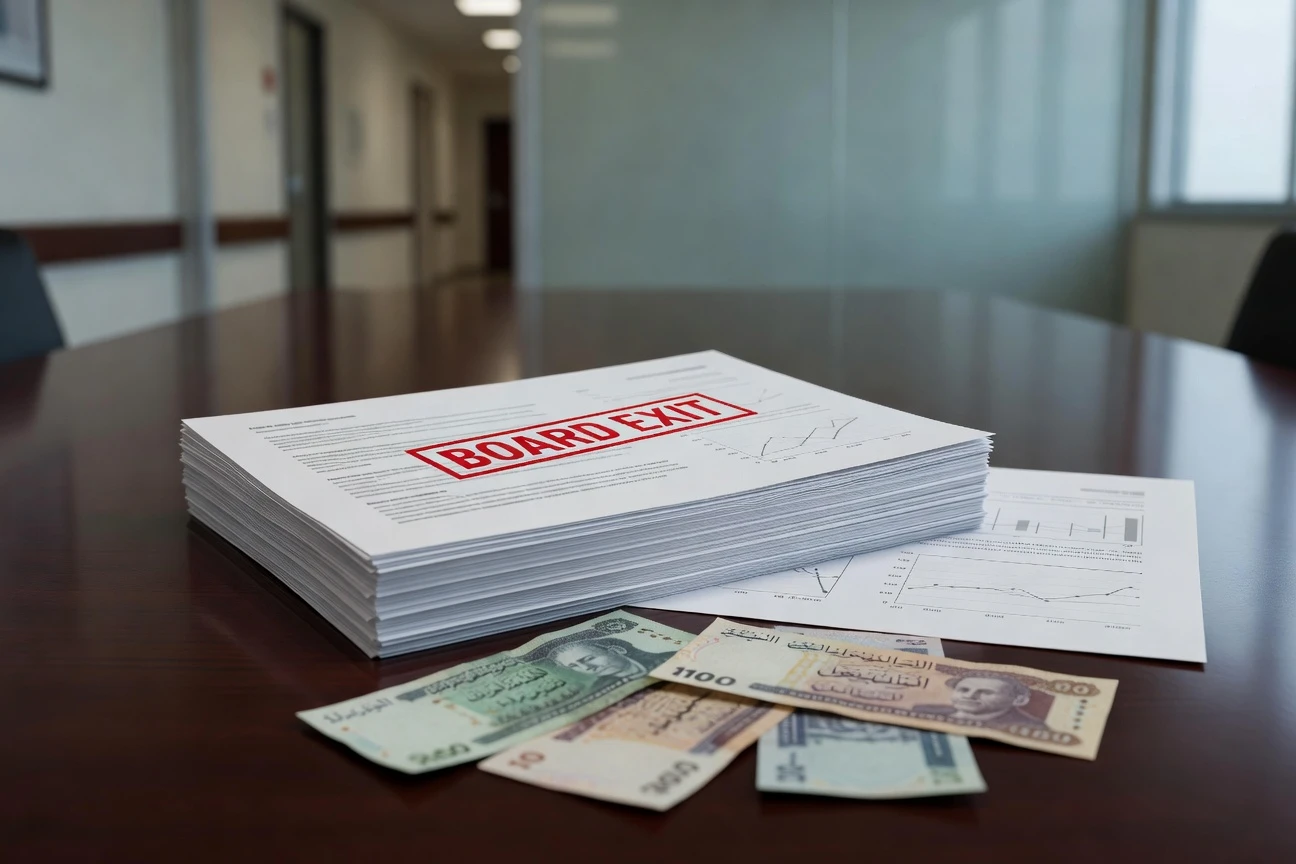 Saudi German Health board exits after CMA accounting penalties.