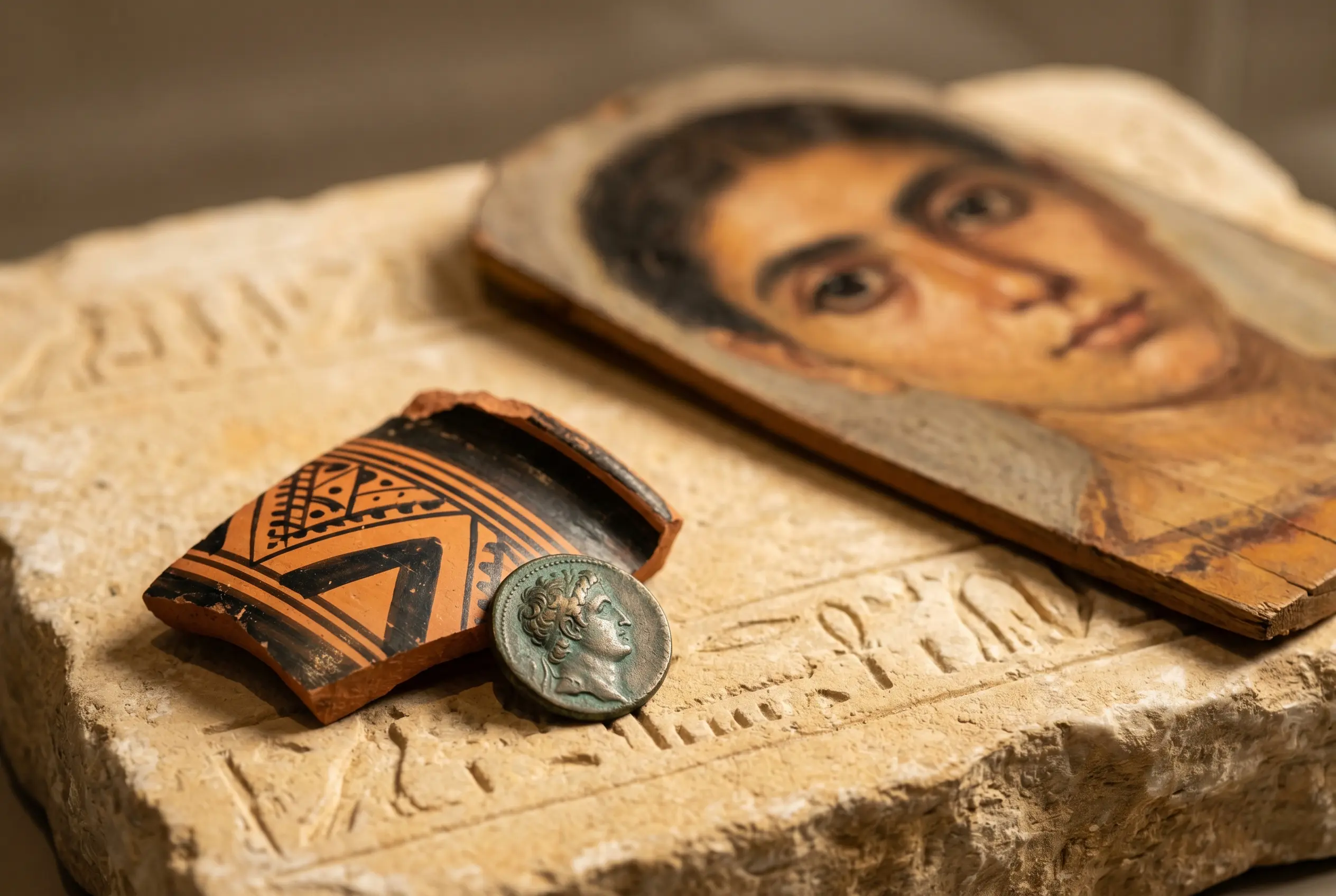 Ancient Greece and Egypt cultural ties traced through Naucratis trade and shared gods.