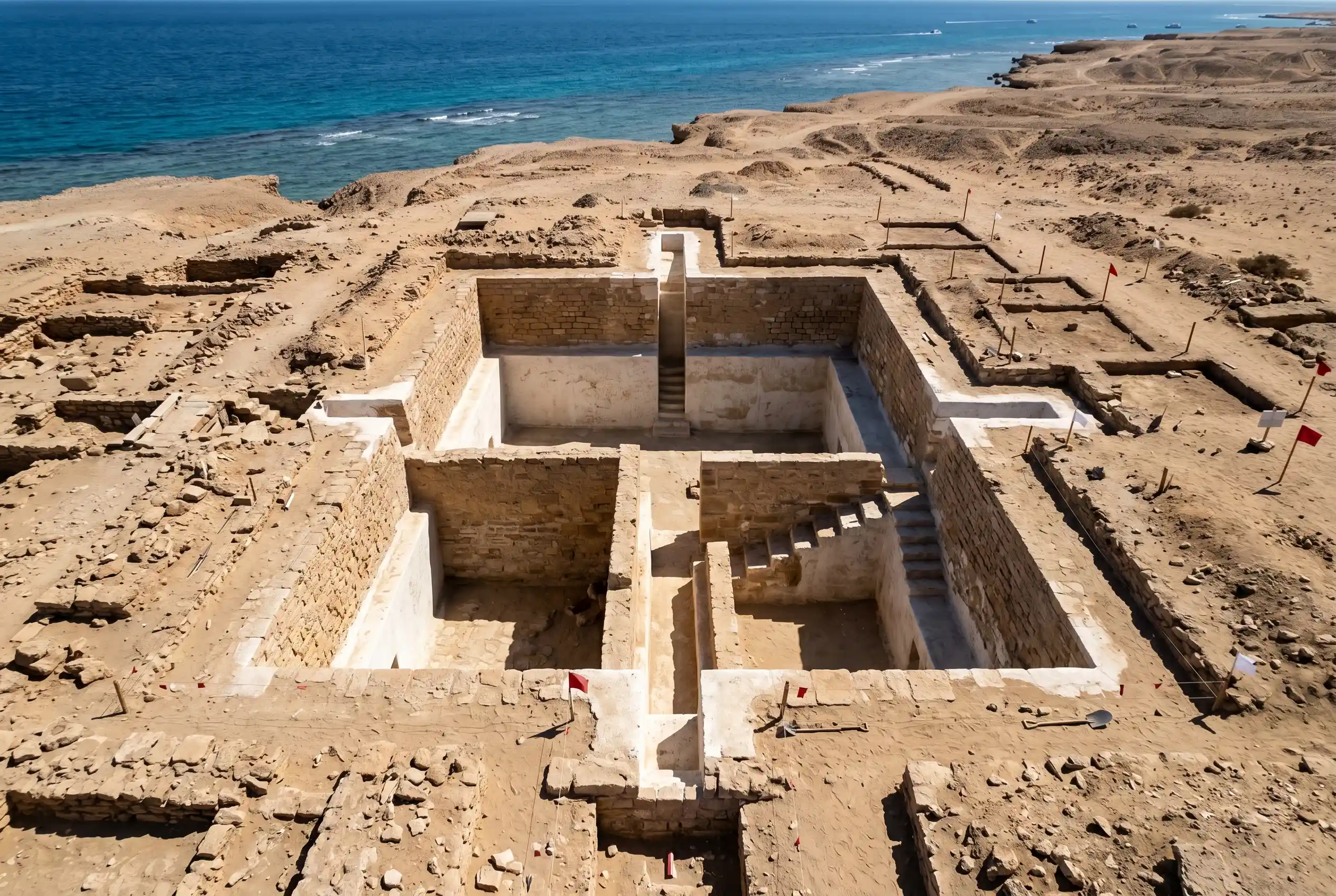 Aydhab Red Sea port water reservoir discovery
