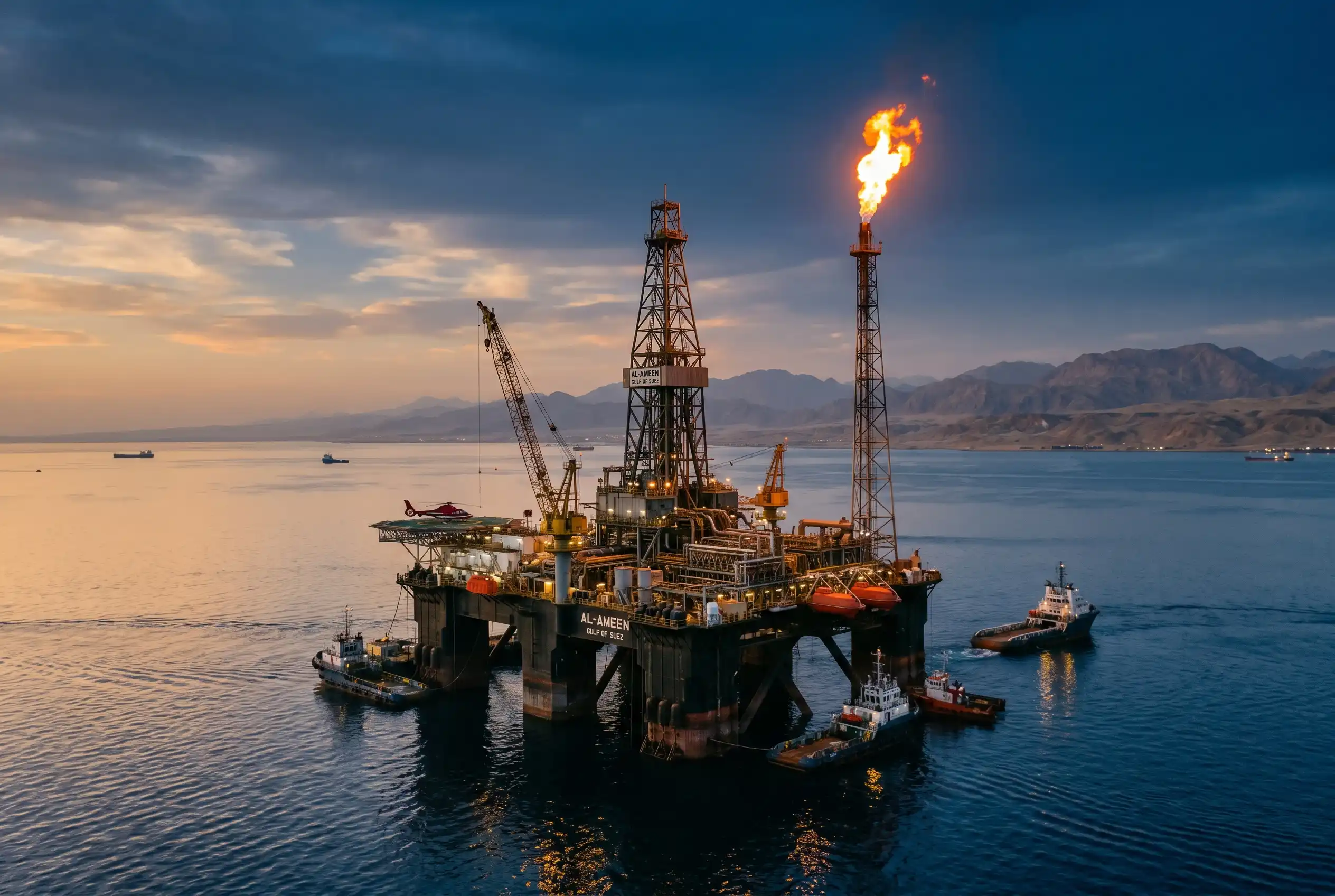 Egypt Sinai offshore oil production at 9-year high