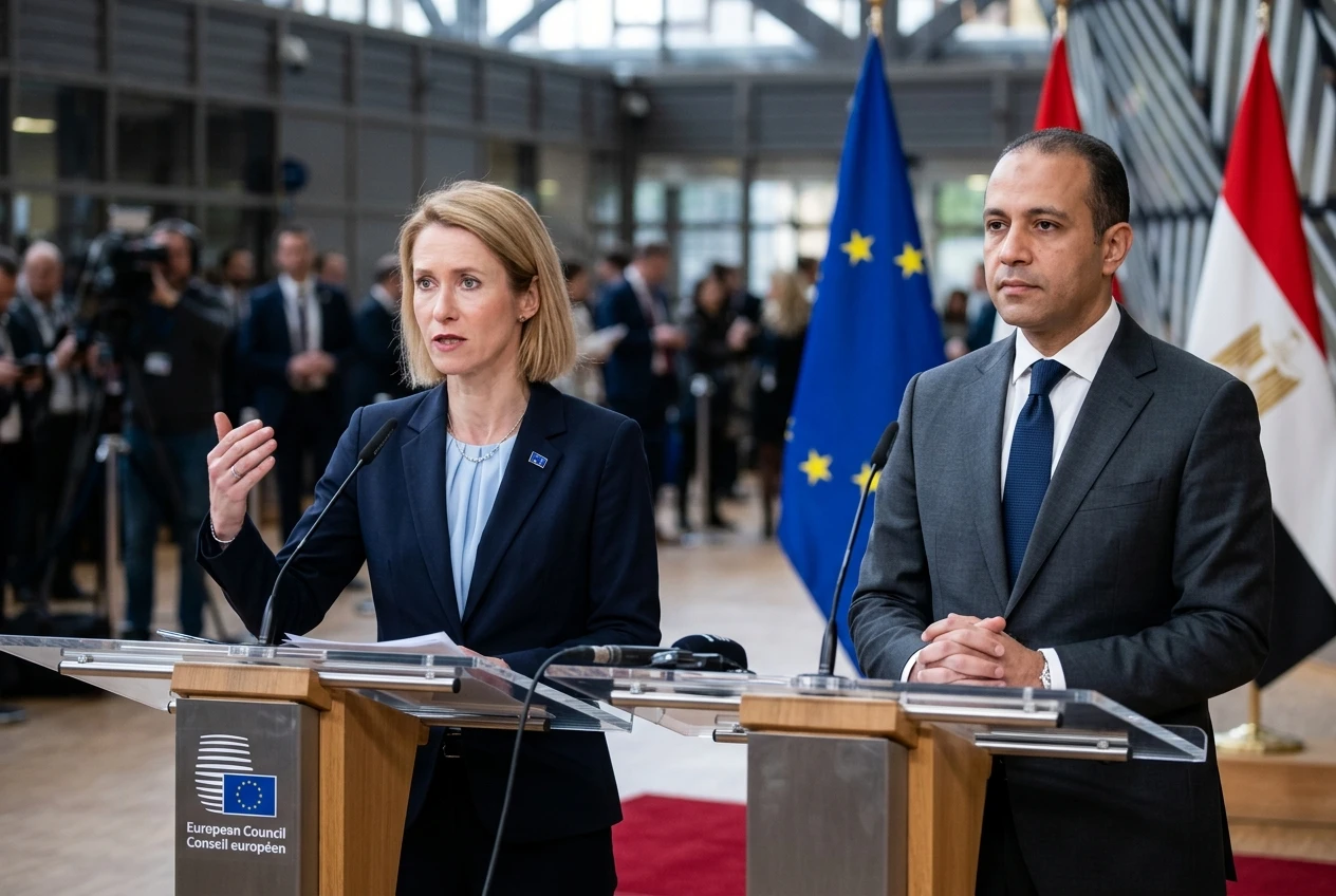 EU Egypt cooperation against Russia at Luxembourg