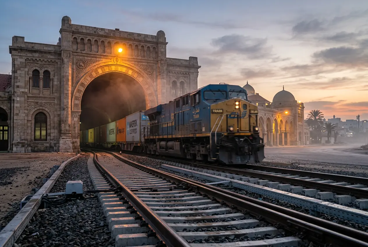 Hejaz railway revival Turkey Saudi Arabia freight corridor