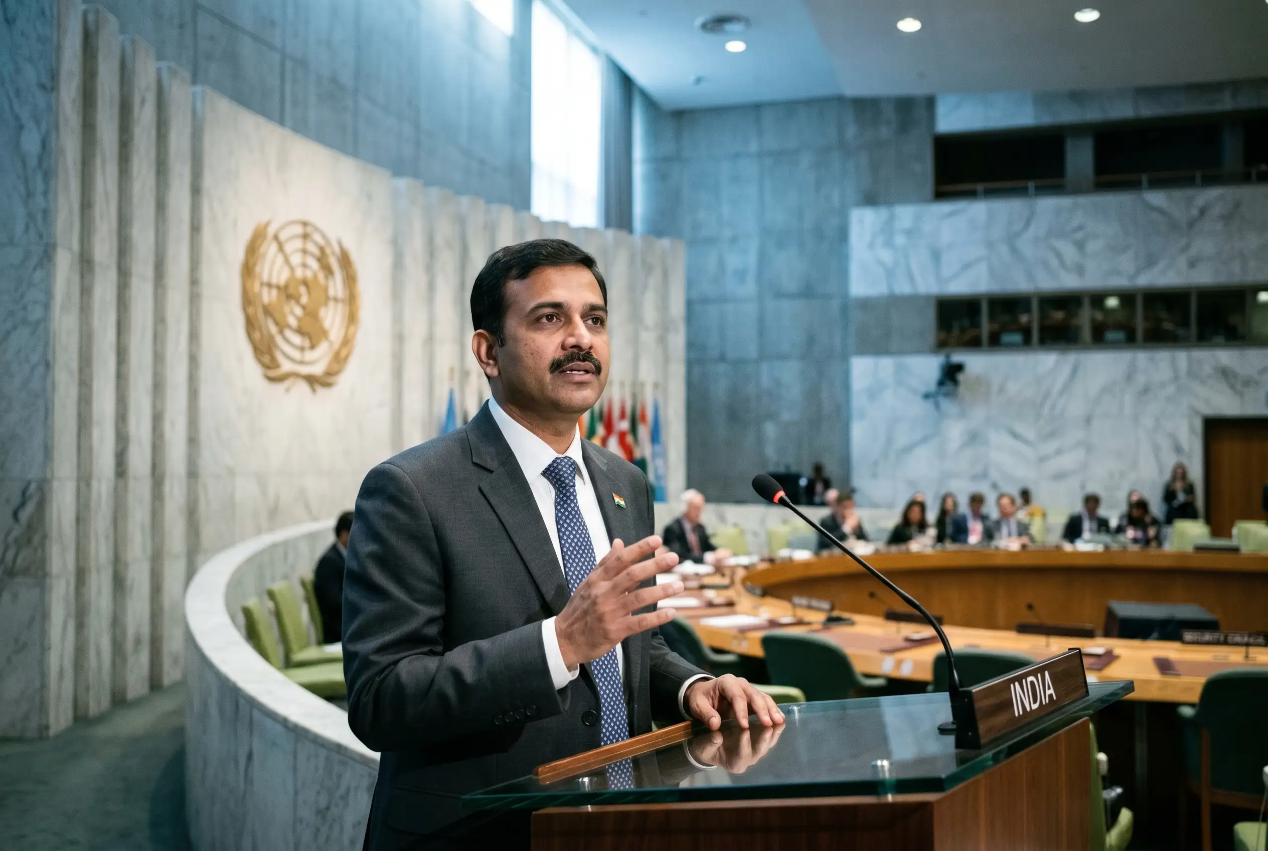 India UN Middle East ceasefire UNSC reform debate