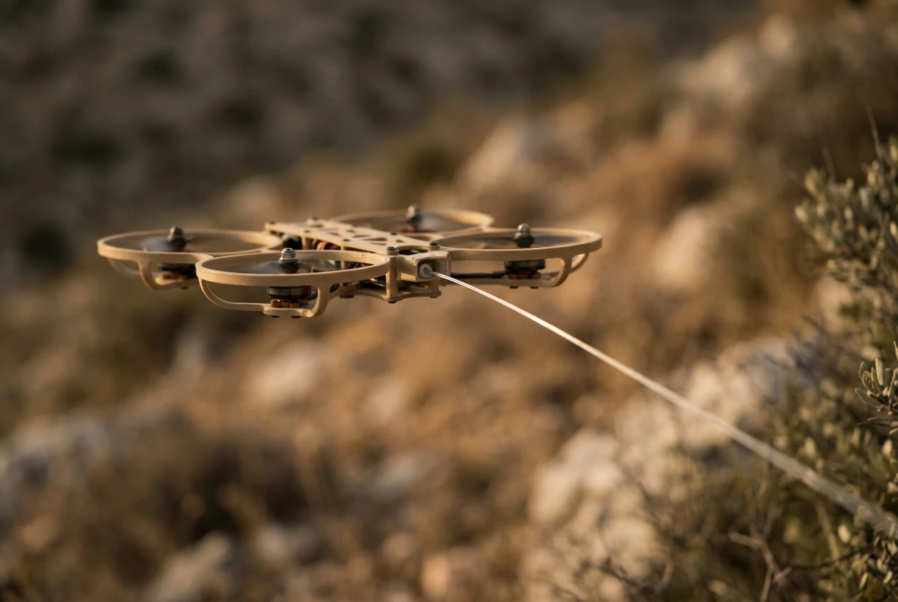Israel's second war of attrition with Hezbollah centers on unjammable fiber-optic drones.