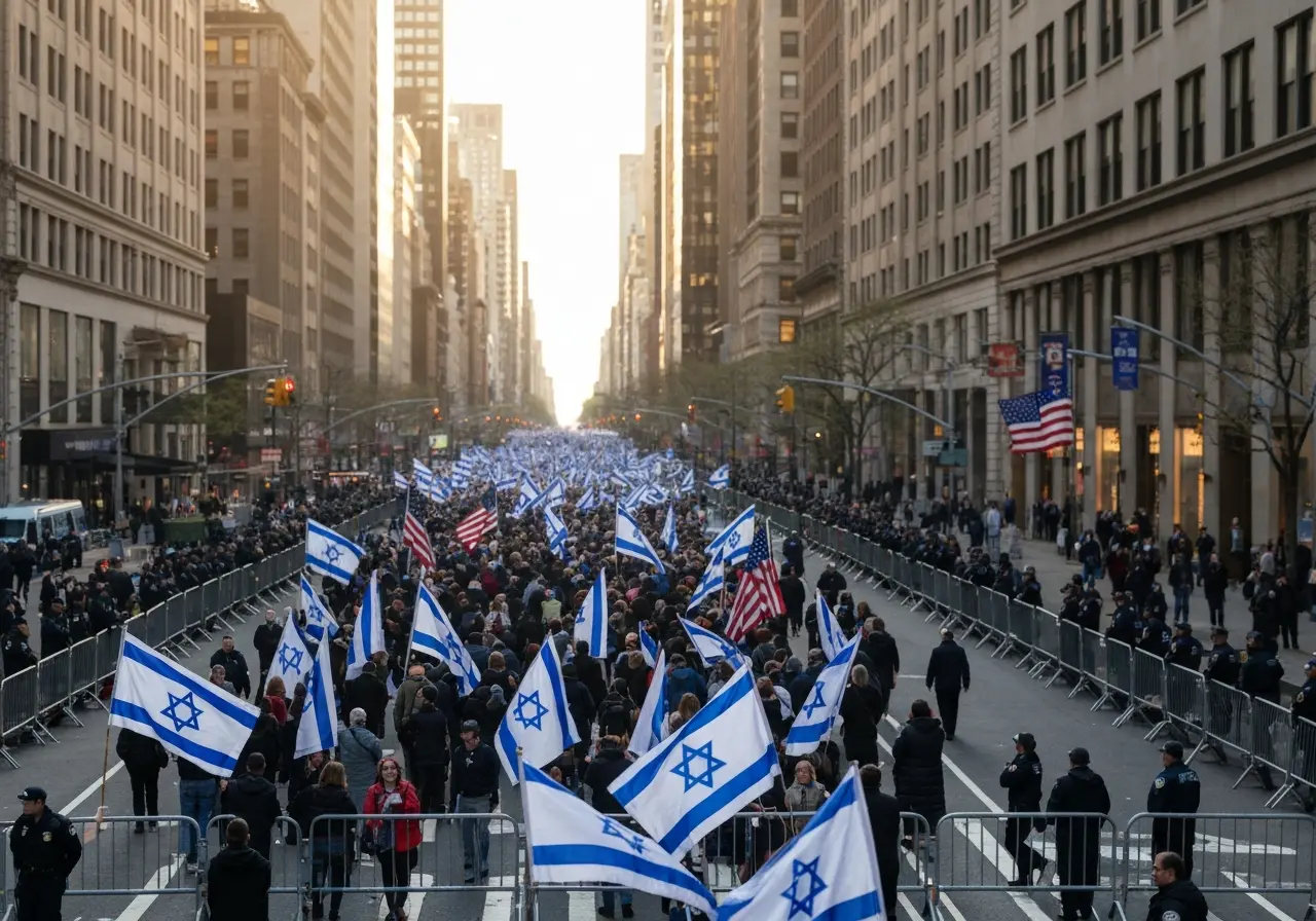 New York Israel Day parade 2026 draws Democratic leaders as Mamdani boycotts the march.