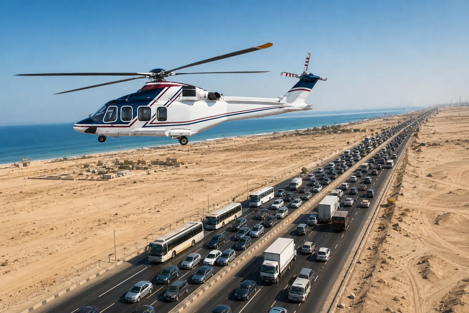 Air Taxi Egypt six helicopter fleet Cairo North Coast expansion