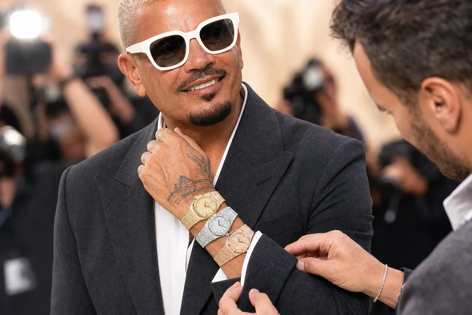 Amr Diab Audemars Piguet Royal Oak watches Habaytak poster price