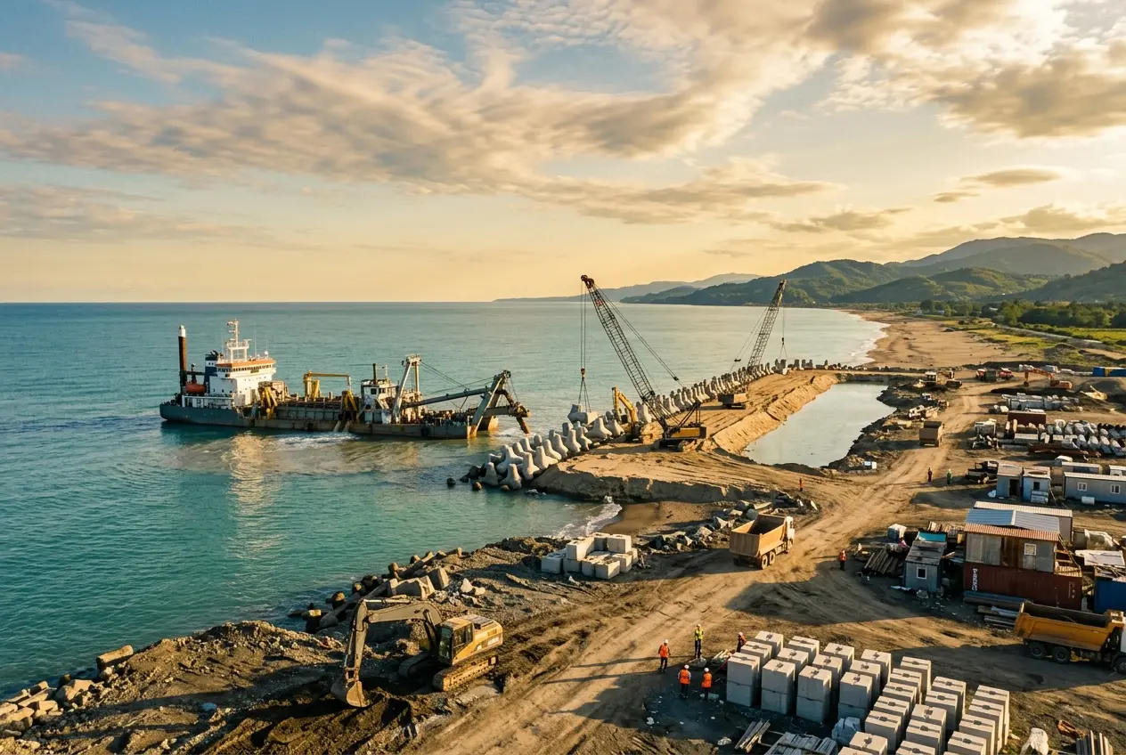 Anaklia deep-sea port construction under Landlord model
