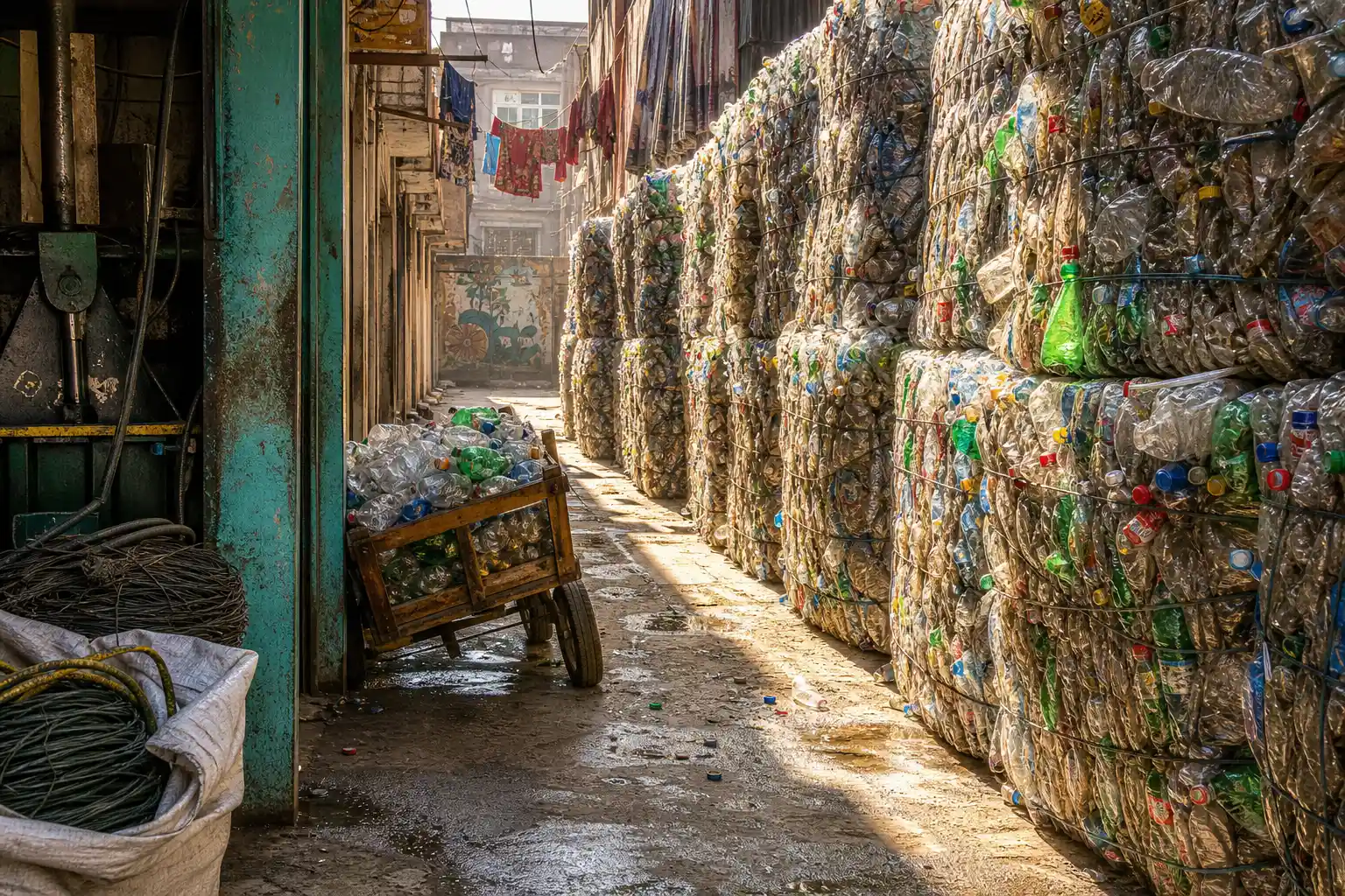 Cairo Garbage City recyclers profit from Hormuz plastic shortage