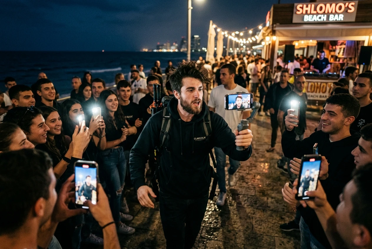Clavicular Tel Aviv pro-Israel influencer antisemitism backlash