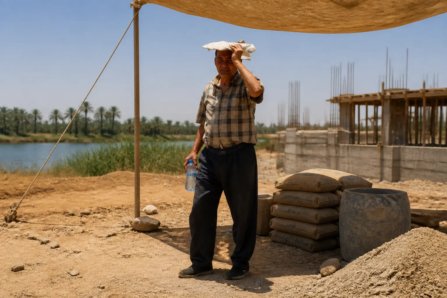 Egypt August heatwave southern Upper Egypt 47C feels like