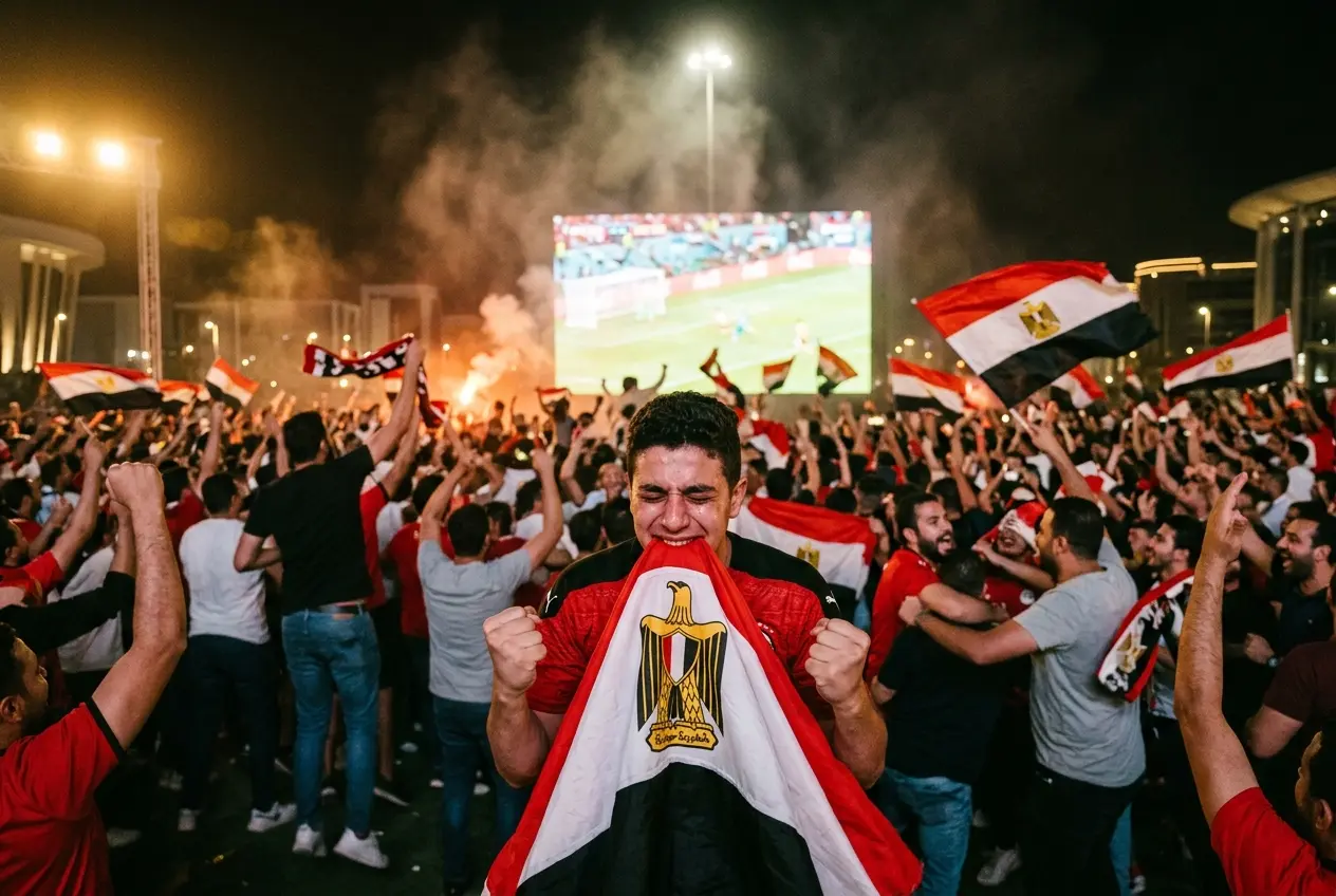 Egypt fans celebrate World Cup 2026 knockout qualification
