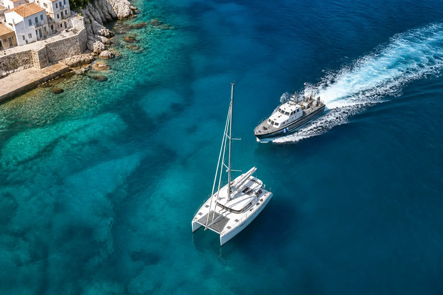 four Israelis arrested Greek catamaran drug raid Lefkada