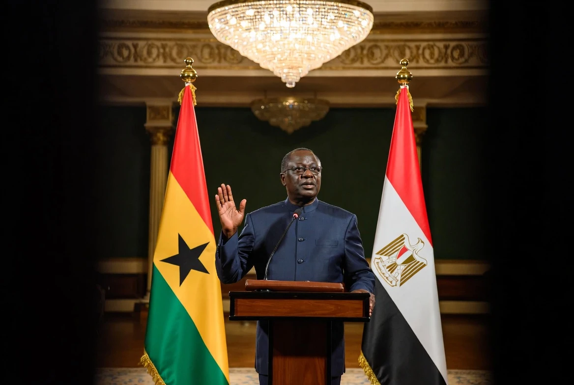 Ghana Ambassador Korantwi-Barimah Cairo Cooperation Pitch