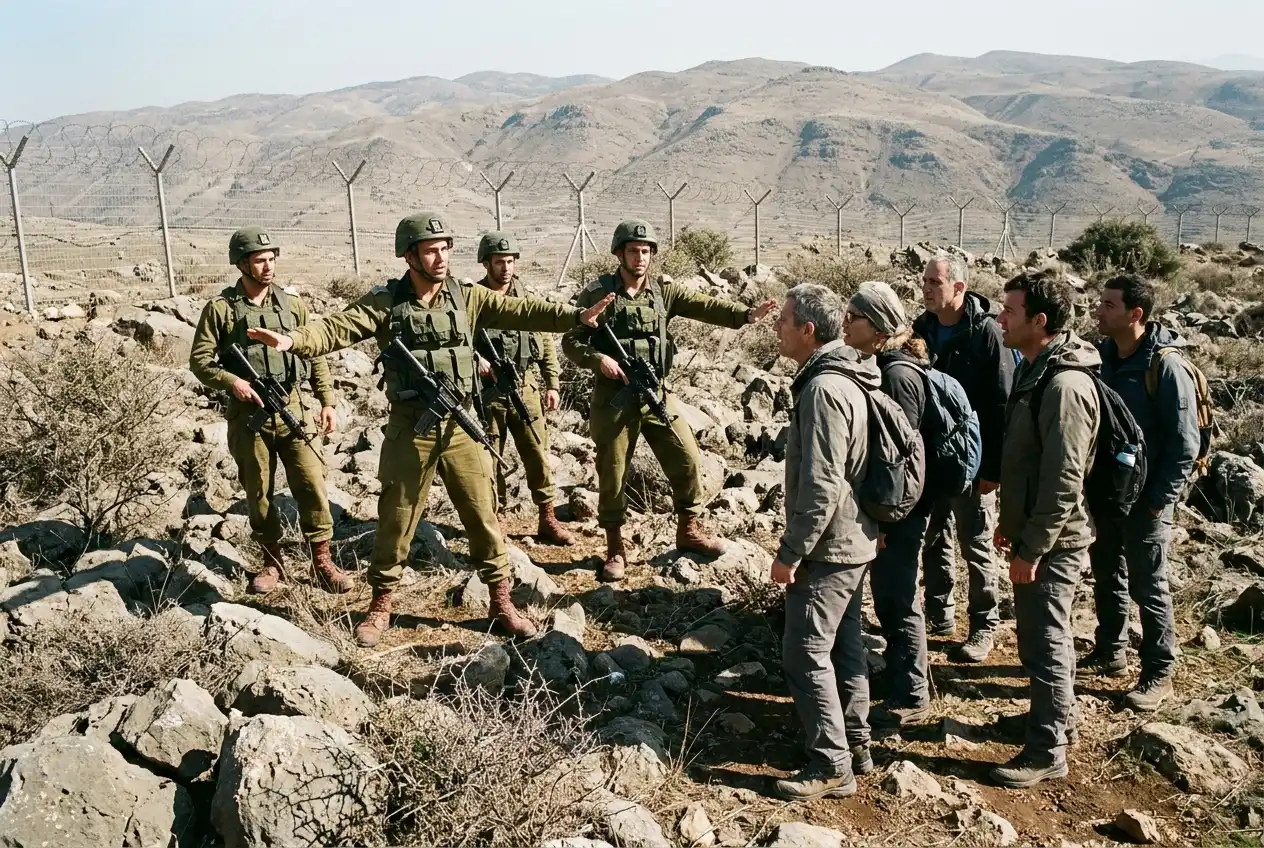 IDF detains Israelis trying to cross Syria border Golan