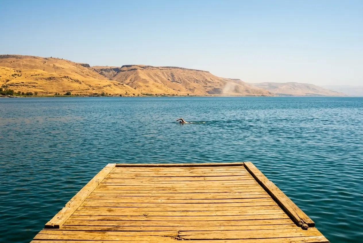 Israel extreme heat wave Sea of Galilee temperatures July 2026