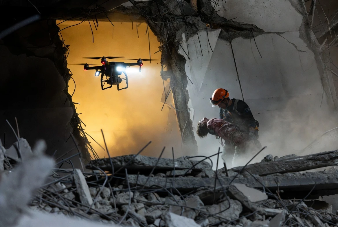 Israeli drone maker XTEND Venezuela earthquake rescue