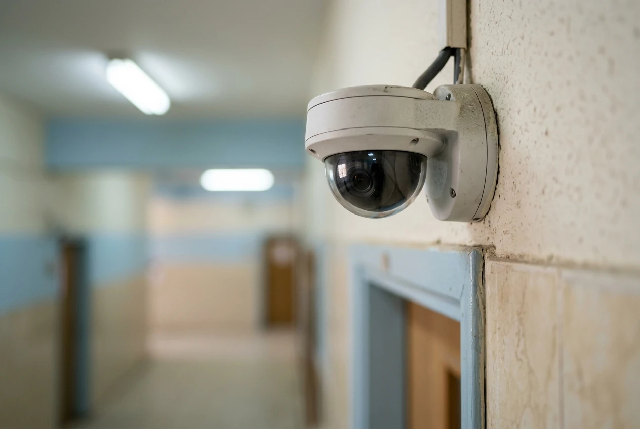 Jordan facial recognition cameras at school classroom entrances