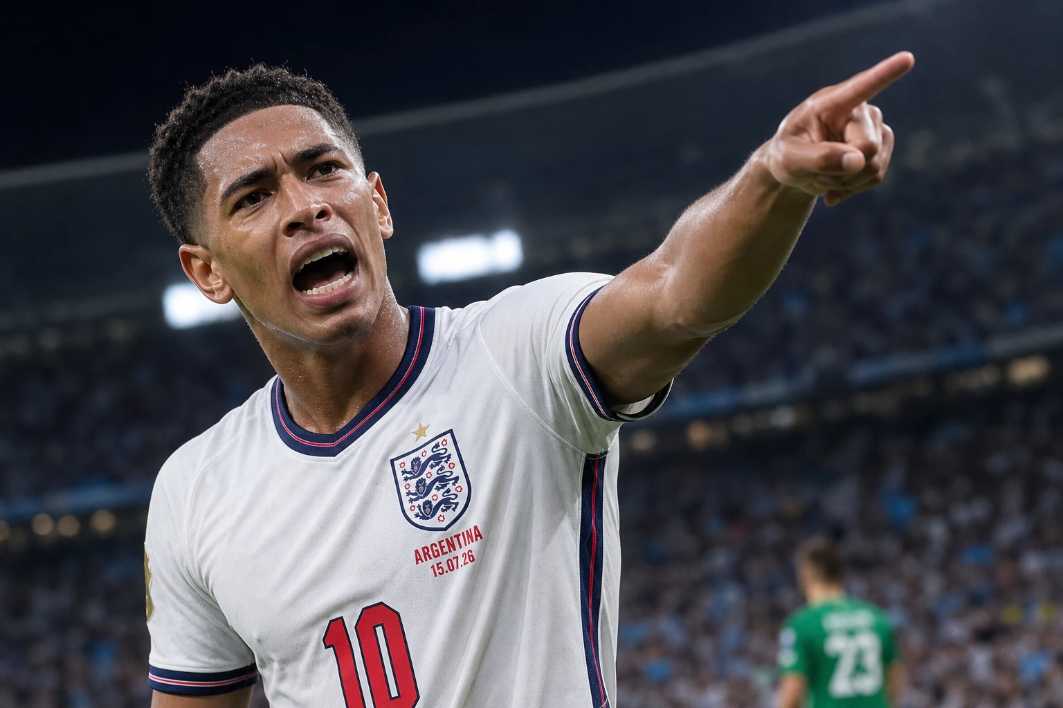 Jude Bellingham Jordan Pickford reaction Argentina World Cup semifinal