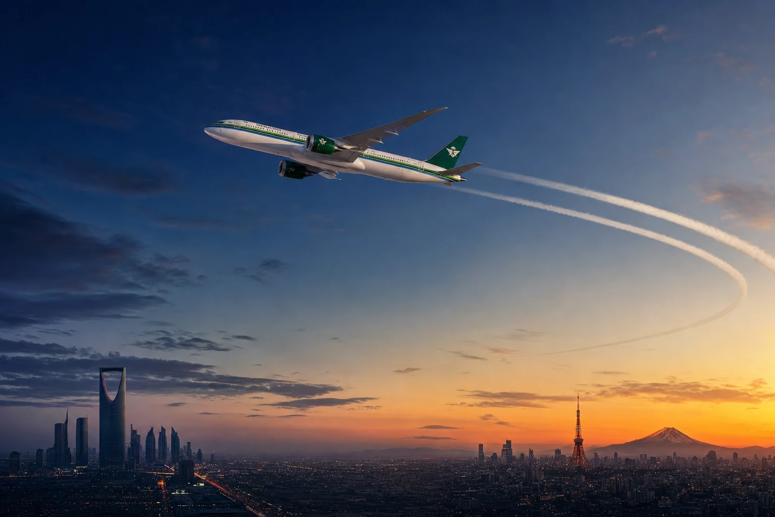 Saudia direct Riyadh Tokyo Narita flight launch three times weekly