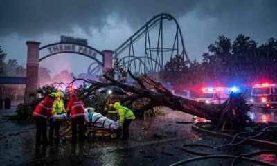 Four Hurt as Storm-Toppled Tree Falls at Six Flags Over Georgia