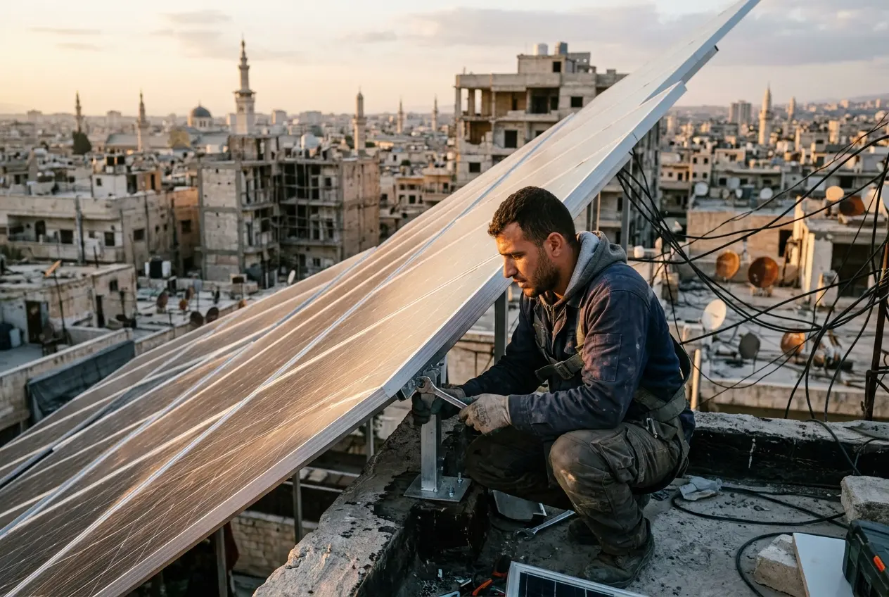 Syria rooftop solar boom outpacing Gulf megaprojects
