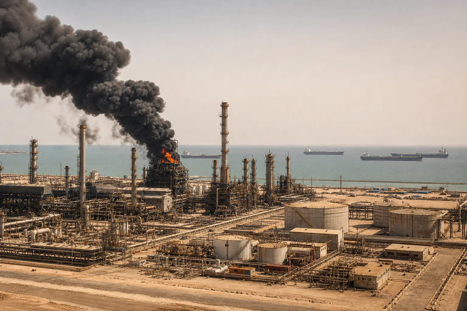 US Iran war Jordan attack Kuwait desalination plant strikes escalate