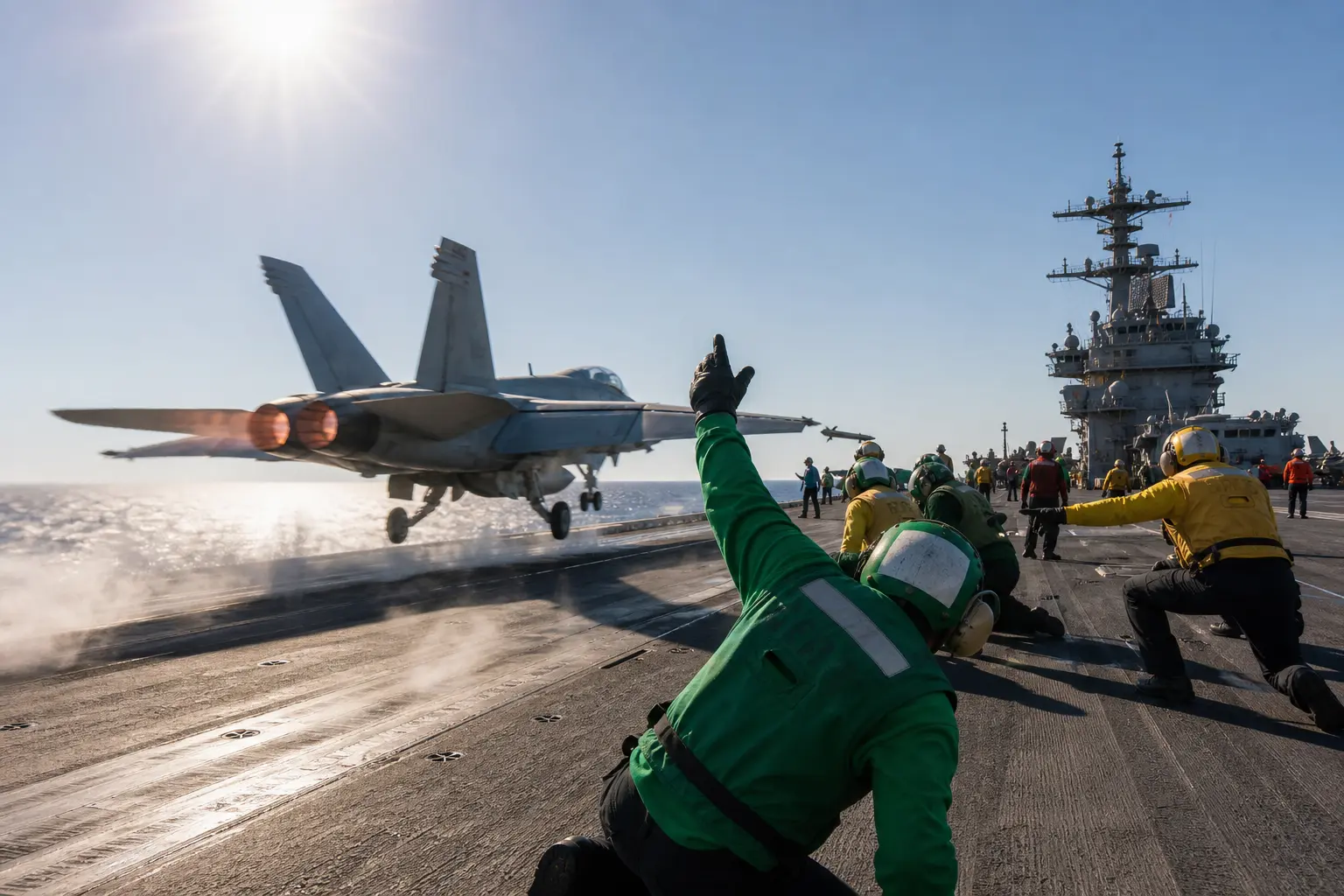 Adm Brad Cooper USS Abraham Lincoln carrier visit mental health