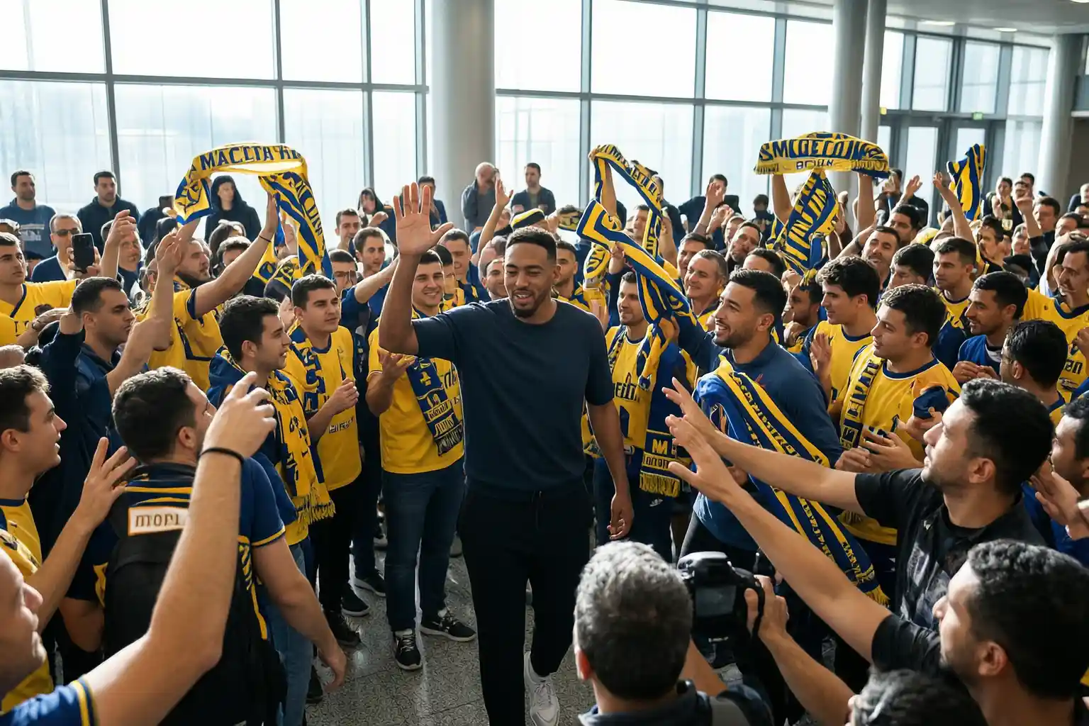 Bonzie Colson Maccabi Tel Aviv airport return fans 2026