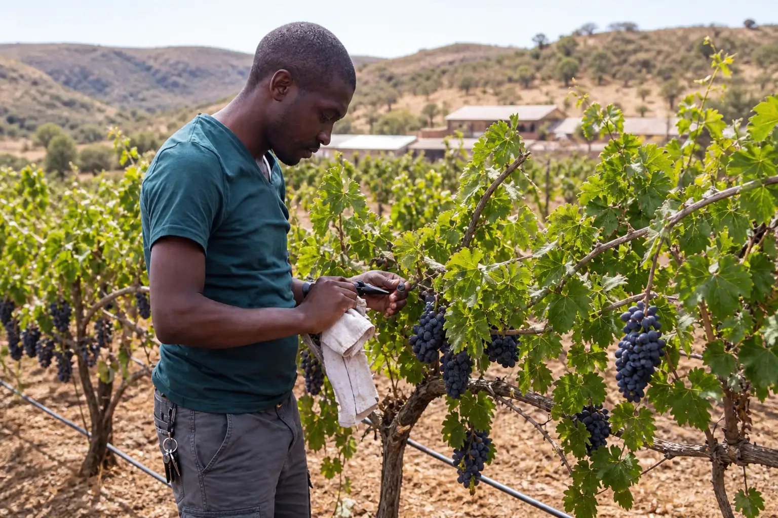 CultivAid Israeli training Dodoma Tanzania grape vineyard wine