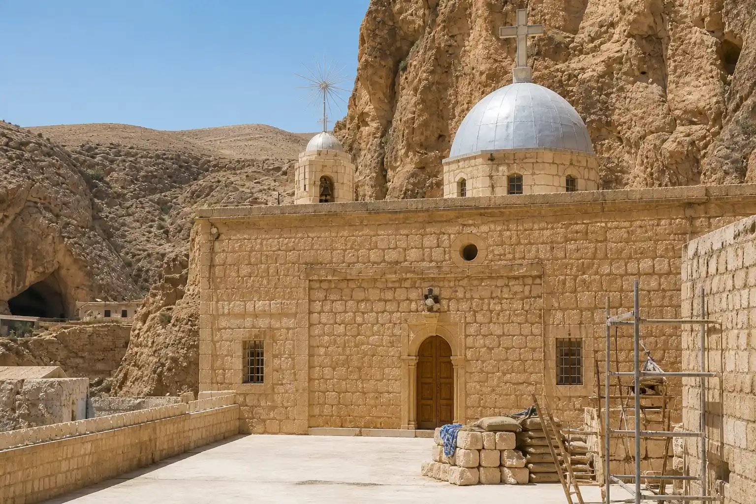 Cyprus aid Christian communities Middle East church repairs