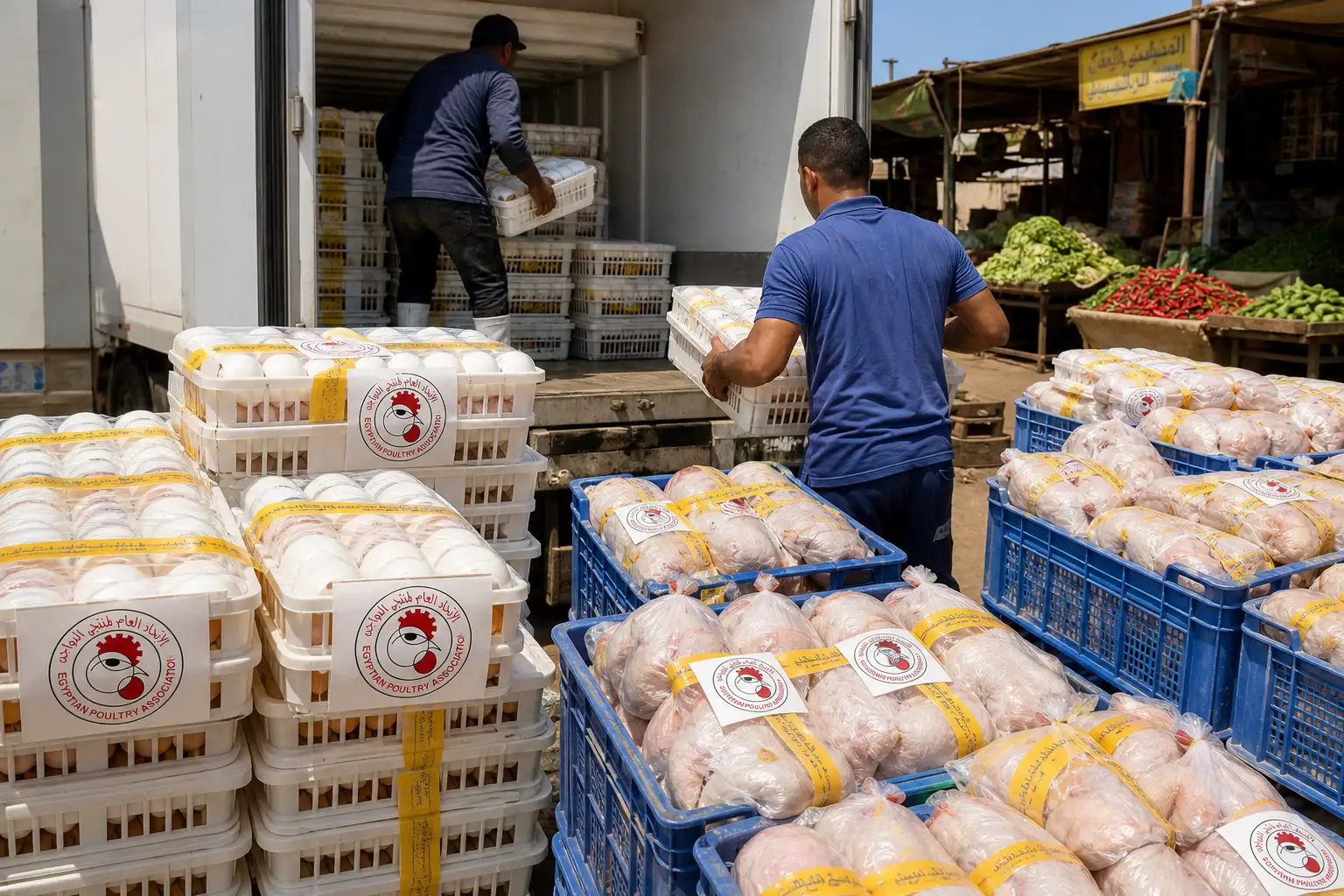 Egypt poultry egg exports surplus Uganda Ghana Africa markets