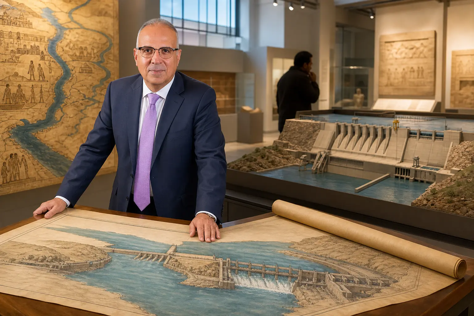 Egypt Water Museum Nile management inauguration New Capital