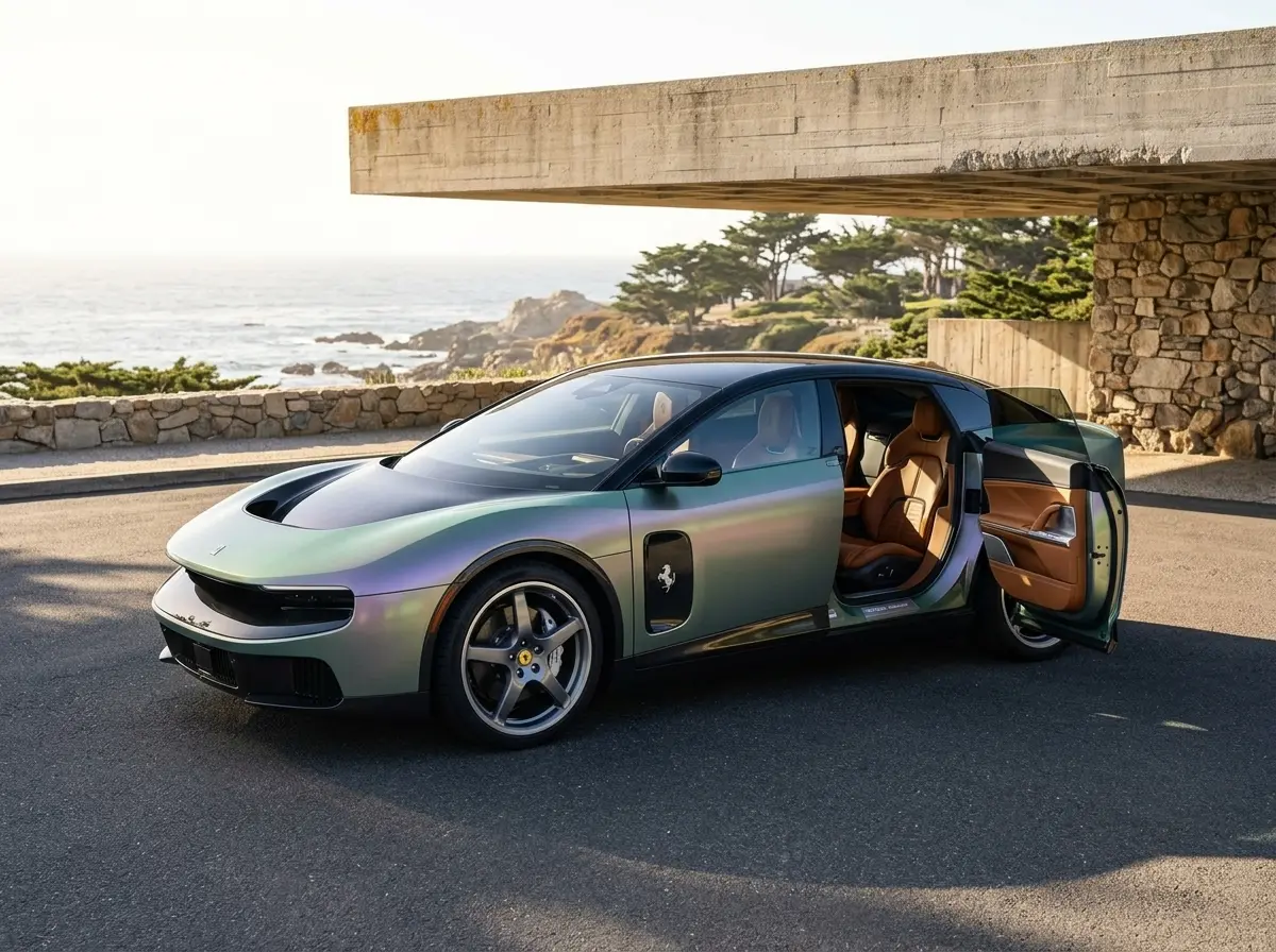Ferrari Luce Chassis 0 Madreperla electric car $40 million auction