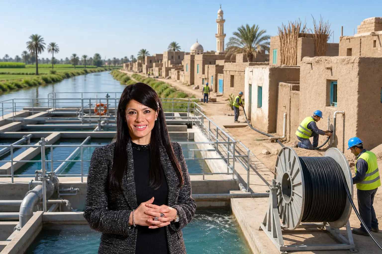 Hayah Karima Egypt rural villages infrastructure transformation 450 billion