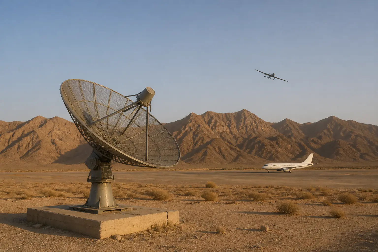 Houthi drone strike claim Najran Airport Saudi radar damage