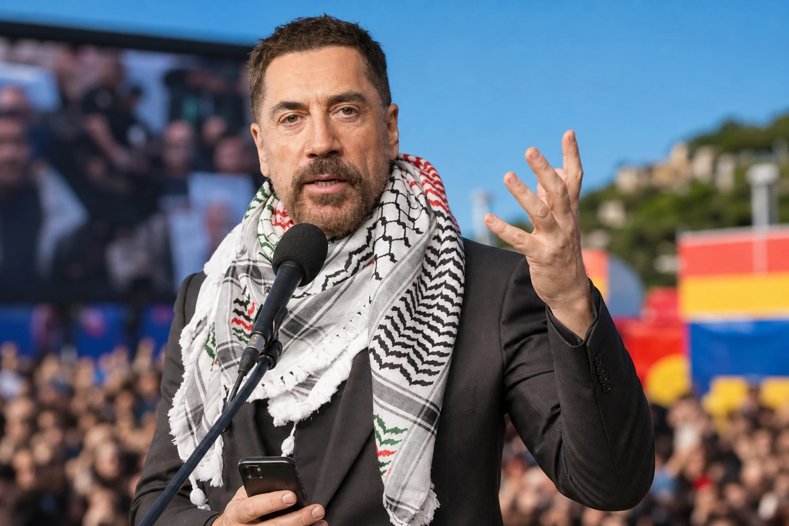 Javier Bardem Ceuta Israel migrant crisis posts backlash