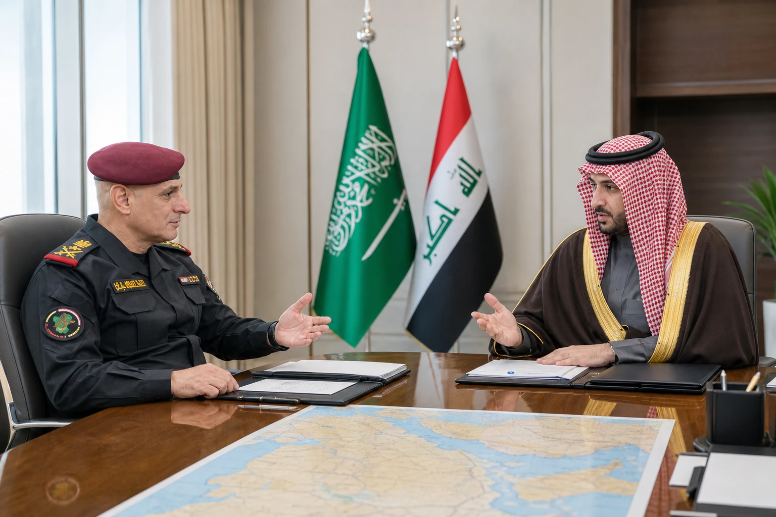 Khalid bin Salman meets Iraqi general Shammari Riyadh defence talks