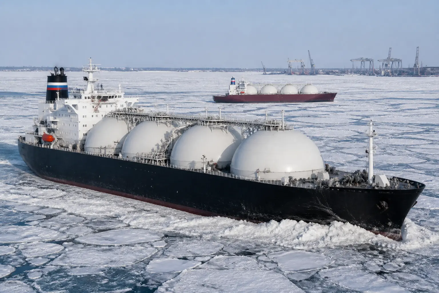 Russia shadow LNG tanker fleet expansion before EU ban