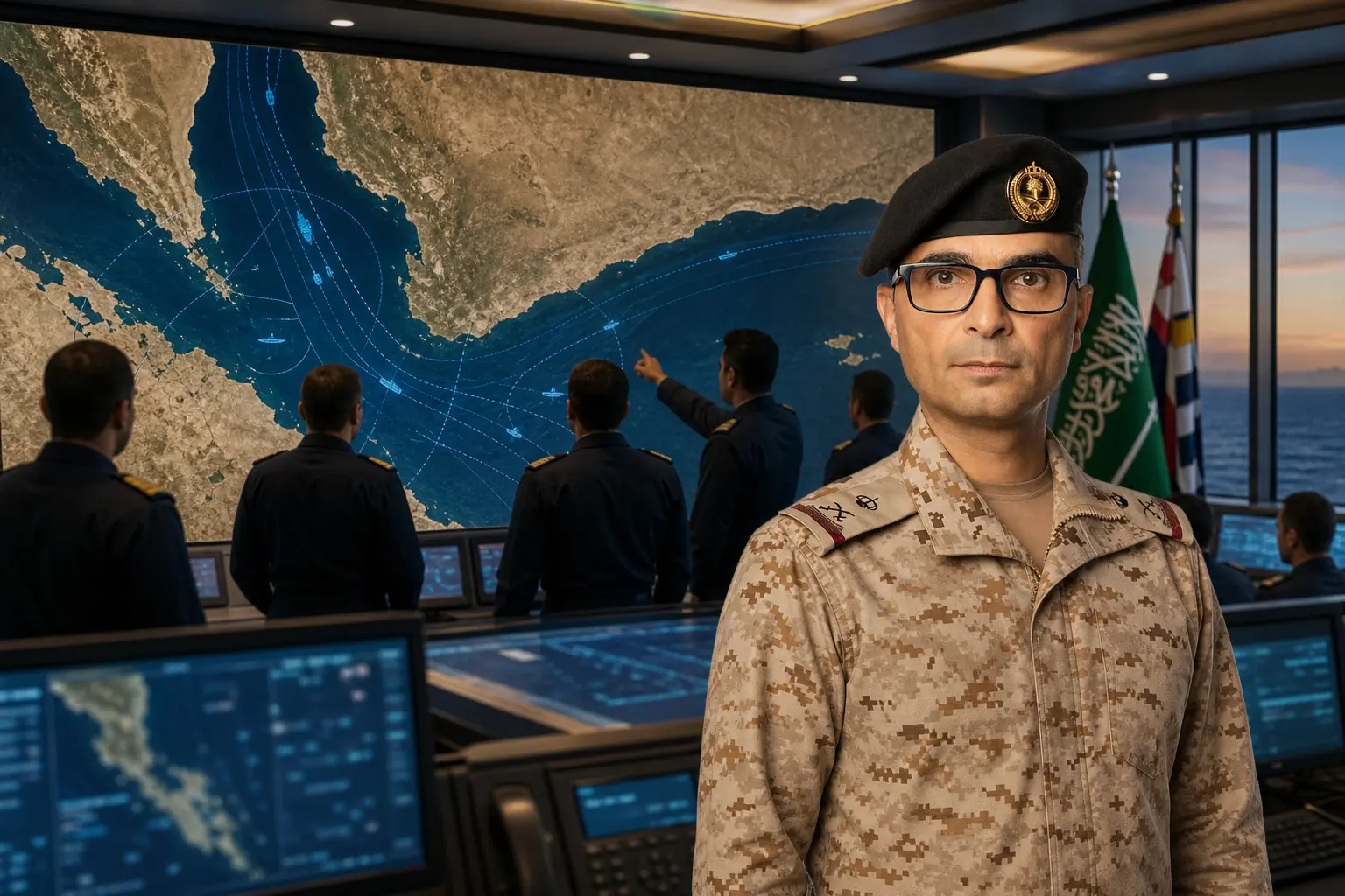 Saudi Multinational Maritime Defense Alliance Red Sea coalition ships